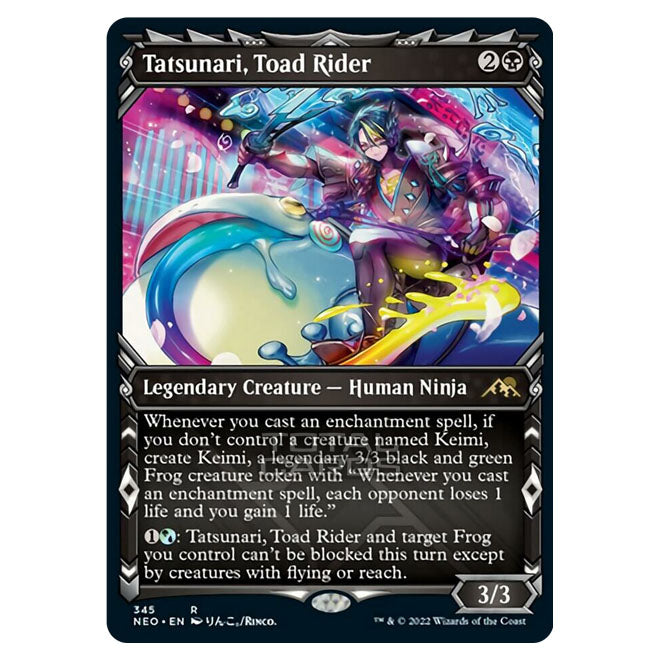 Magic The Gathering - Kamigawa - Neon Dynasty - Tatsunari, Toad Rider