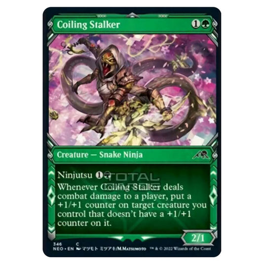 Magic The Gathering - Kamigawa - Neon Dynasty - Coiling Stalker - 346/302