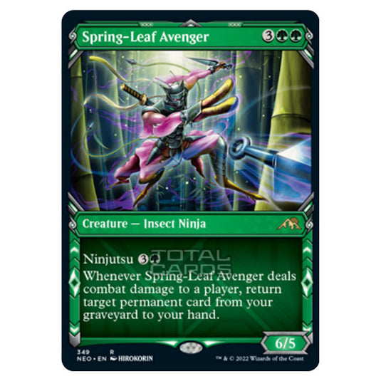 Magic The Gathering - Kamigawa - Neon Dynasty - Spring-Leaf Avenger - 349/302