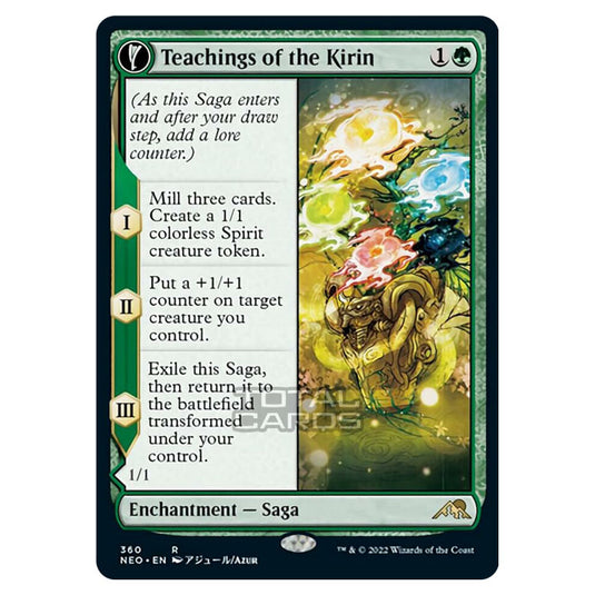 Magic The Gathering - Kamigawa - Neon Dynasty - Teachings of the Kirin // Kirin-Touched Orochi - 360/302