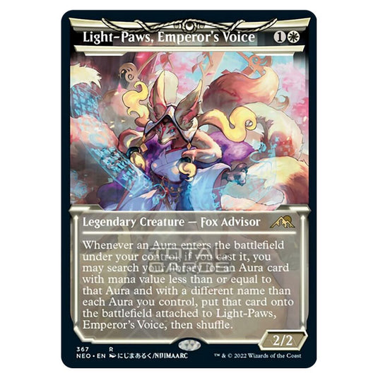 Magic The Gathering - Kamigawa - Neon Dynasty - Light-Paws, Emperor's Voice - 367/302