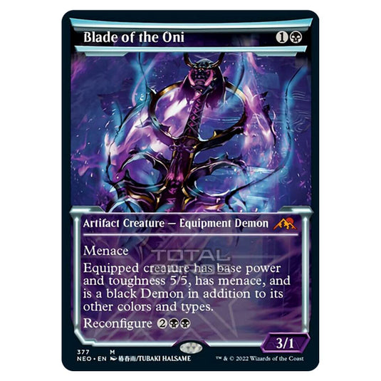 Magic The Gathering - Kamigawa - Neon Dynasty - Blade of the Oni - 377/302