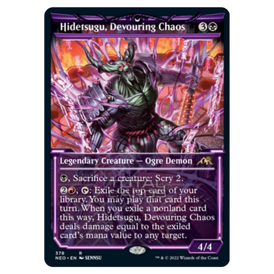 Magic The Gathering - Kamigawa - Neon Dynasty - Hidetsugu, Devouring Chaos - 378/302