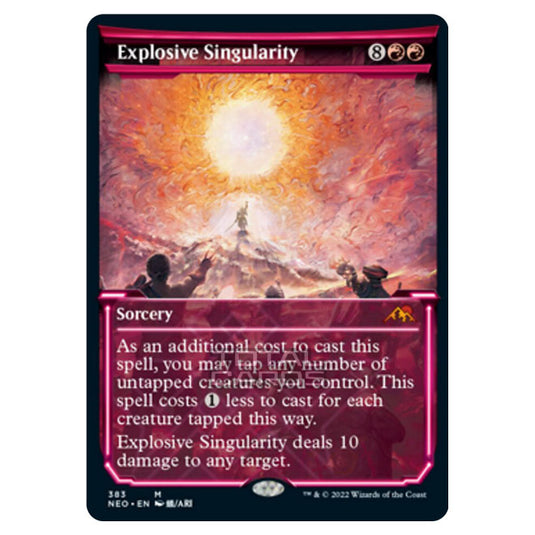 Magic The Gathering - Kamigawa - Neon Dynasty - Explosive Singularity - 383/302