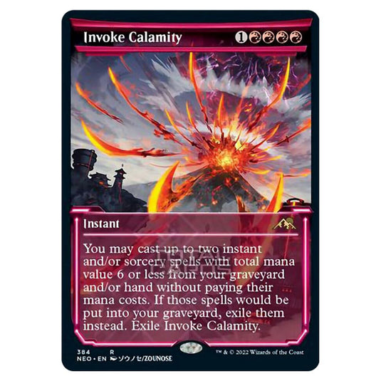 Magic The Gathering - Kamigawa - Neon Dynasty - Invoke Calamity - 384/302