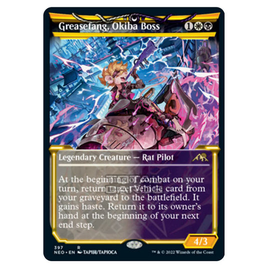 Magic The Gathering - Kamigawa - Neon Dynasty - Greasefang, Okiba Boss - 397/302