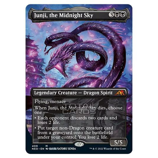 Magic The Gathering - Kamigawa - Neon Dynasty - Junji, the Midnight Sky - 409/302