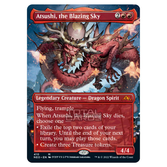 Magic The Gathering - Kamigawa - Neon Dynasty - Atsushi, the Blazing Sky - 410/302