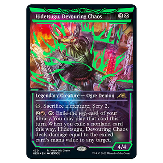 Magic The Gathering - Kamigawa - Neon Dynasty - Hidetsugu, Devouring Chaos - 430/302