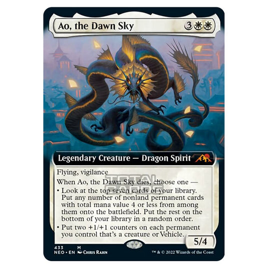 Magic The Gathering - Kamigawa - Neon Dynasty - Ao, the Dawn Sky - 433/302