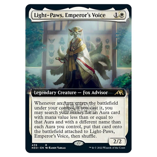 Magic The Gathering - Kamigawa - Neon Dynasty - Light-Paws, Emperor's Voice - 439/302