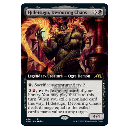 Magic The Gathering - Kamigawa - Neon Dynasty - Hidetsugu, Devouring Chaos - 454/302