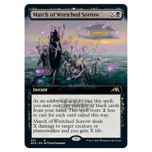 Magic The Gathering - Kamigawa - Neon Dynasty - March of Wretched Sorrow - 457/302