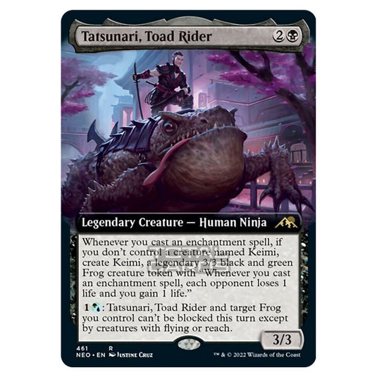 Magic The Gathering - Kamigawa - Neon Dynasty - Tatsunari, Toad Rider - 461/302