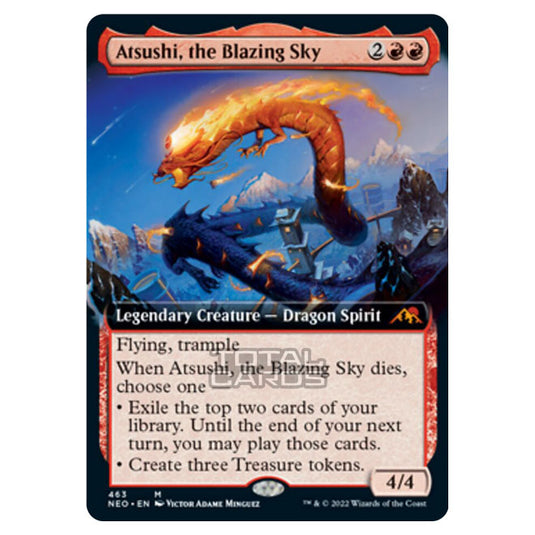 Magic The Gathering - Kamigawa - Neon Dynasty - Atsushi, the Blazing Sky - 463/302