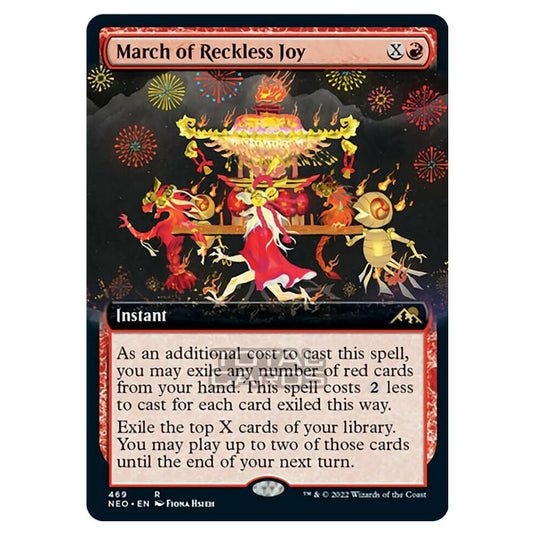 Magic The Gathering - Kamigawa - Neon Dynasty - March of Reckless Joy - 469/302