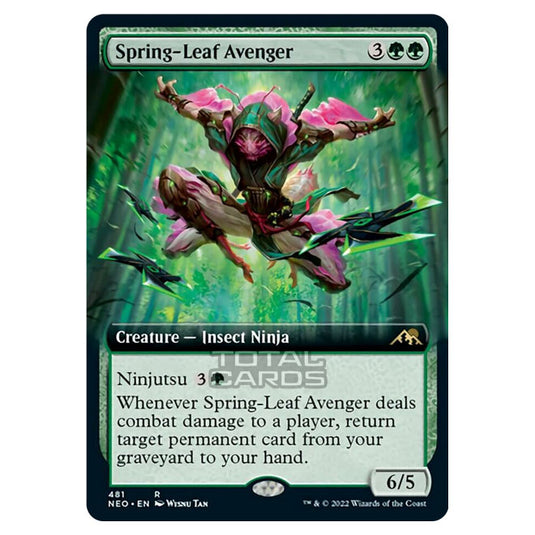 Magic The Gathering - Kamigawa - Neon Dynasty - Spring-Leaf Avenger - 481/302