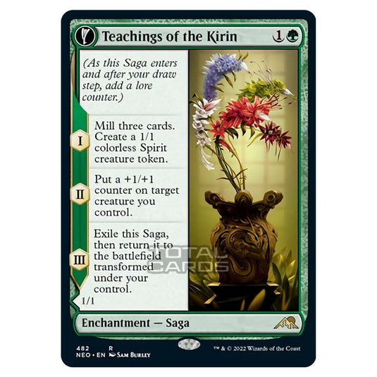 Magic The Gathering - Kamigawa - Neon Dynasty - Teachings of the Kirin // Kirin-Touched Orochi - 482/302