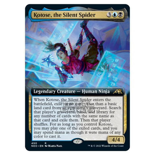 Magic The Gathering - Kamigawa - Neon Dynasty - Kotose, the Silent Spider - 490/302