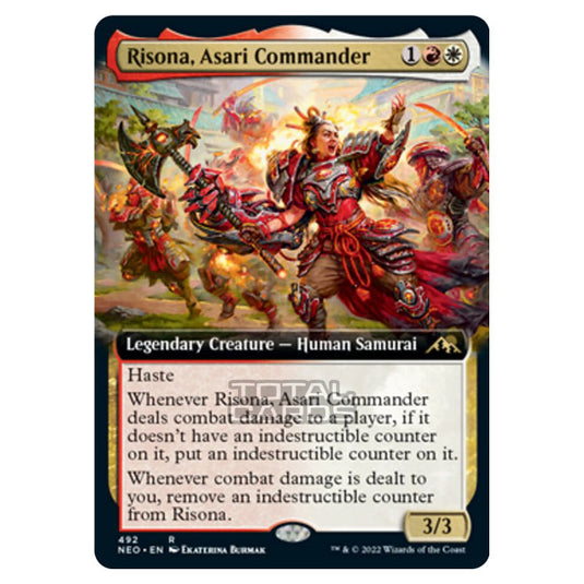 Magic The Gathering - Kamigawa - Neon Dynasty - Risona, Asari Commander - 492/302