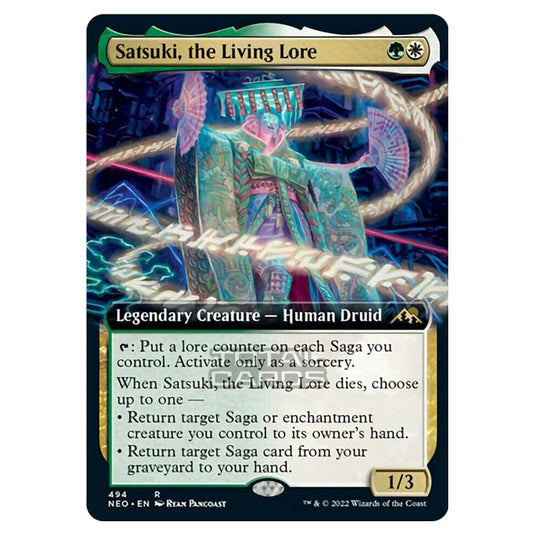 Magic The Gathering - Kamigawa - Neon Dynasty - Satsuki, the Living Lore - 494/302