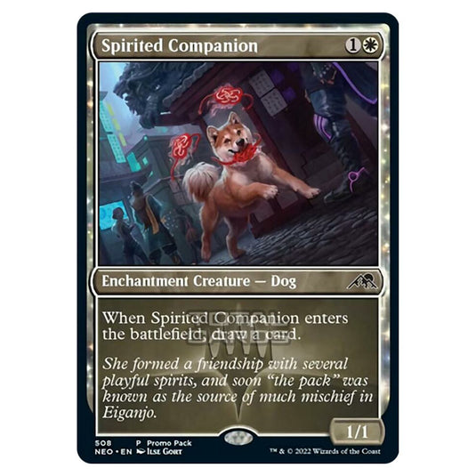 Magic The Gathering - Kamigawa - Neon Dynasty - Spirited Companion - 508/302