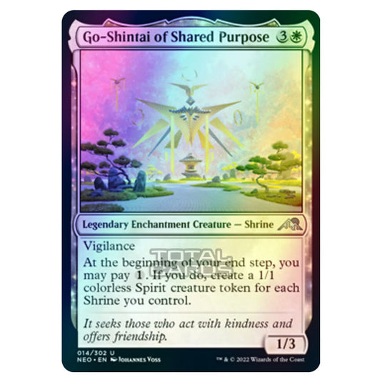 Magic The Gathering - Kamigawa - Neon Dynasty - Go-Shintai of Shared Purpose - 14/302 (Foil)