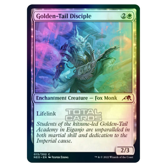 Magic The Gathering - Kamigawa - Neon Dynasty - Golden-Tail Disciple - 15/302 (Foil)