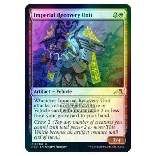 Magic The Gathering - Kamigawa - Neon Dynasty - Imperial Recovery Unit - 18/302 (Foil)