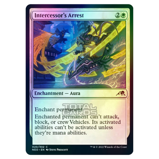 Magic The Gathering - Kamigawa - Neon Dynasty - Intercessor's Arrest - 20/302 (Foil)