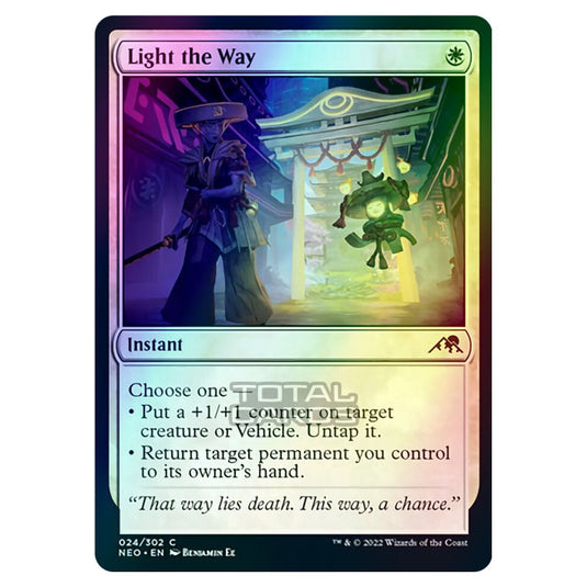 Magic The Gathering - Kamigawa - Neon Dynasty - Light the Way - 24/302 (Foil)