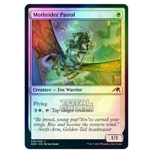 Magic The Gathering - Kamigawa - Neon Dynasty - Mothrider Patrol - 30/302 (Foil)