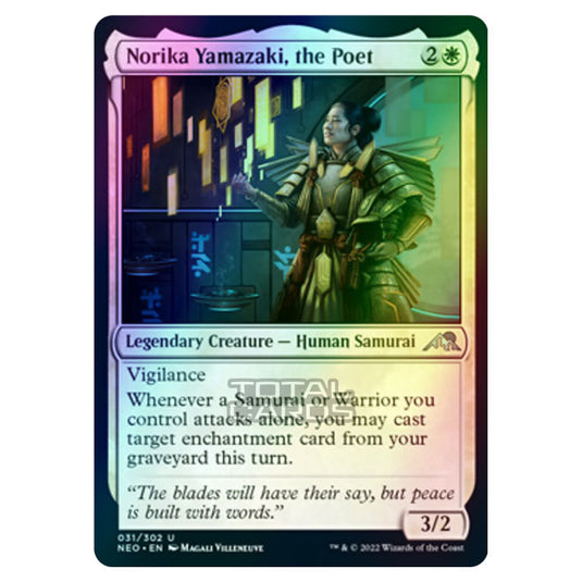 Magic The Gathering - Kamigawa - Neon Dynasty - Norika Yamazaki, the Poet - 31/302 (Foil)