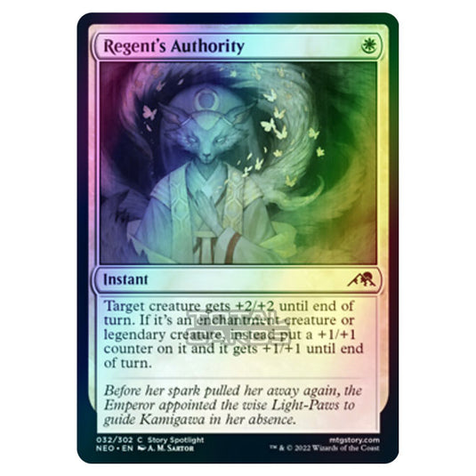 Magic The Gathering - Kamigawa - Neon Dynasty - Regent's Authority - 32/302 (Foil)