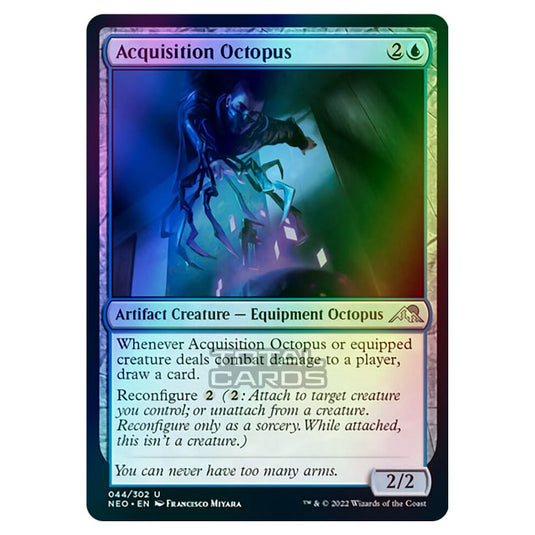 Magic The Gathering - Kamigawa - Neon Dynasty - Acquisition Octopus - 44/302 (Foil)