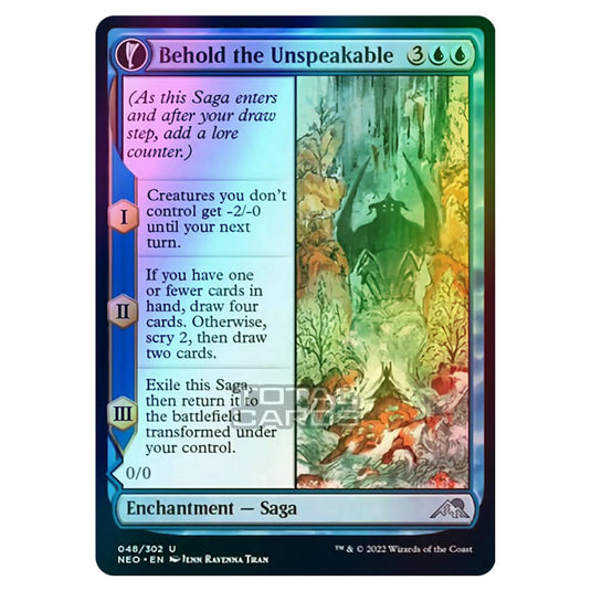 Magic The Gathering - Kamigawa - Neon Dynasty - Behold the Unspeakable // Vision of the Unspeakable - 48/302 (Foil)