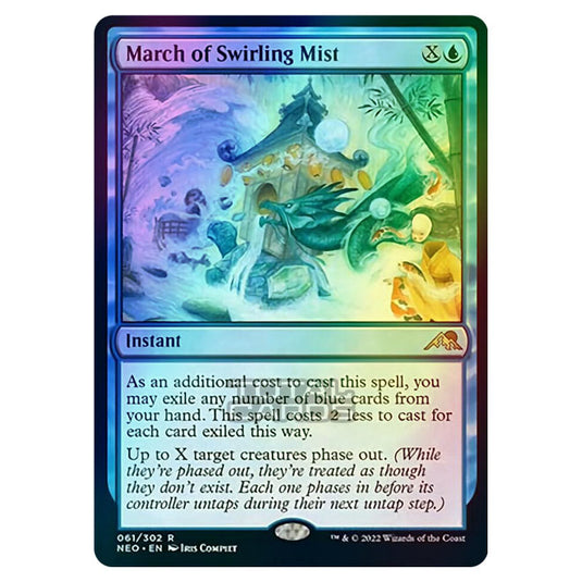 Magic The Gathering - Kamigawa - Neon Dynasty - March of Swirling Mist - 61/302 (Foil)