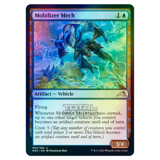 Magic The Gathering - Kamigawa - Neon Dynasty - Mobilizer Mech - 65/302 (Foil)