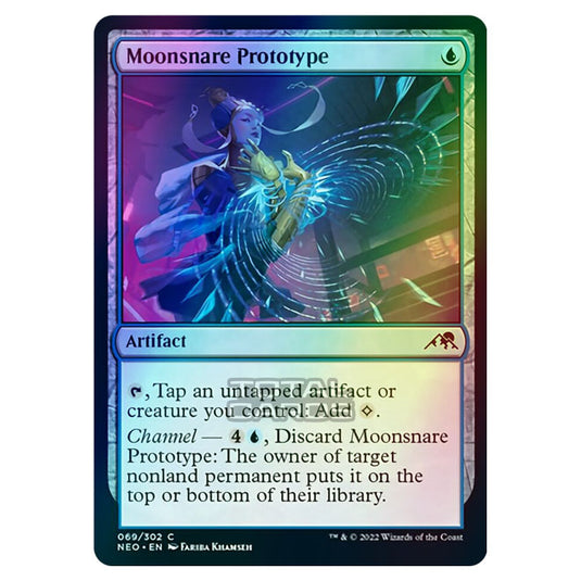 Magic The Gathering - Kamigawa - Neon Dynasty - Moonsnare Prototype - 69/302 (Foil)