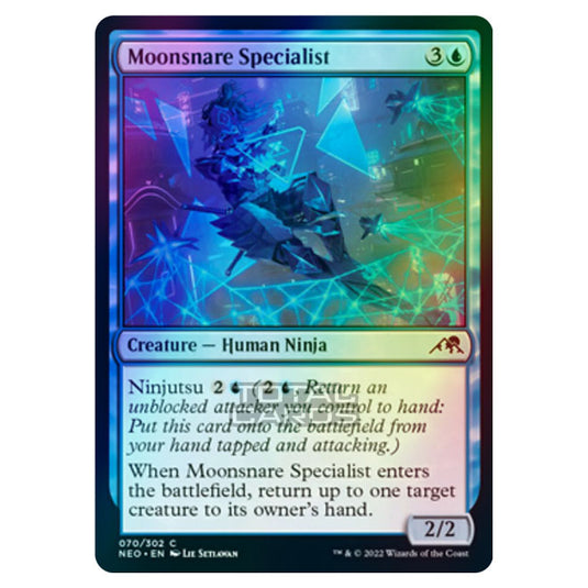 Magic The Gathering - Kamigawa - Neon Dynasty - Moonsnare Specialist - 70/302 (Foil)