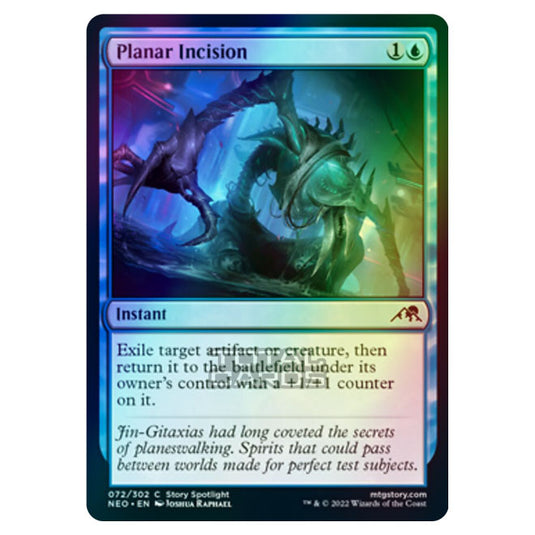 Magic The Gathering - Kamigawa - Neon Dynasty - Planar Incision - 72/302 (Foil)