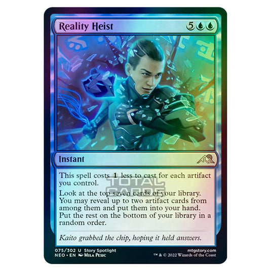 Magic The Gathering - Kamigawa - Neon Dynasty - Reality Heist - 75/302 (Foil)