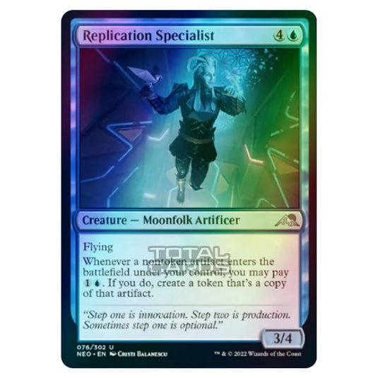 Magic The Gathering - Kamigawa - Neon Dynasty - Replication Specialist - 76/302 (Foil)