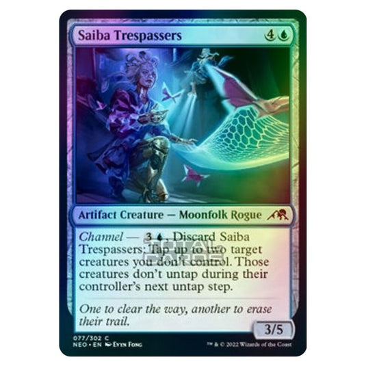 Magic The Gathering - Kamigawa - Neon Dynasty - Saiba Trespassers - 77/302 (Foil)