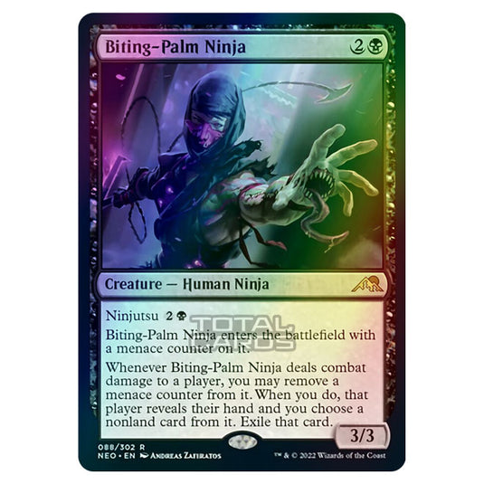 Magic The Gathering - Kamigawa - Neon Dynasty - Biting-Palm Ninja - 88/302 (Foil)