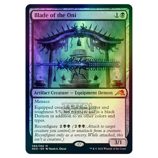 Magic The Gathering - Kamigawa - Neon Dynasty - Blade of the Oni - 89/302 (Foil)