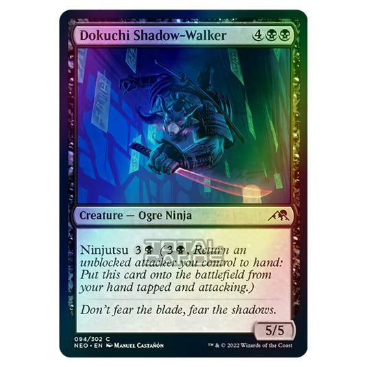 Magic The Gathering - Kamigawa - Neon Dynasty - Dokuchi Shadow-Walker - 94/302 (Foil)