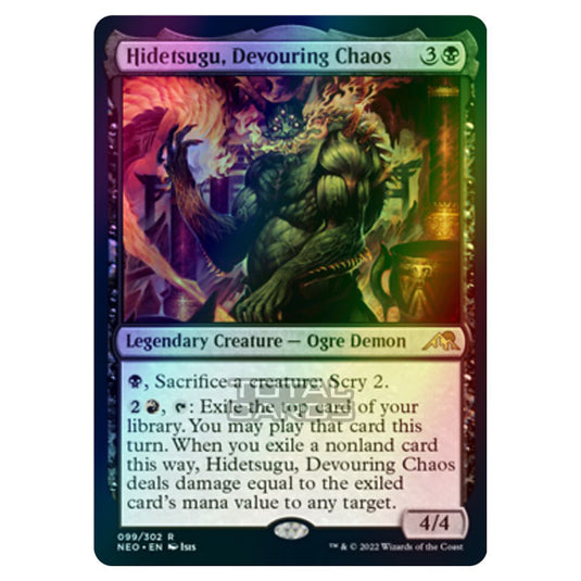 Magic The Gathering - Kamigawa - Neon Dynasty - Hidetsugu, Devouring Chaos - 99/302 (Foil)