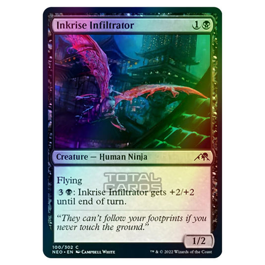 Magic The Gathering - Kamigawa - Neon Dynasty - Inkrise Infiltrator - 100/302 (Foil)