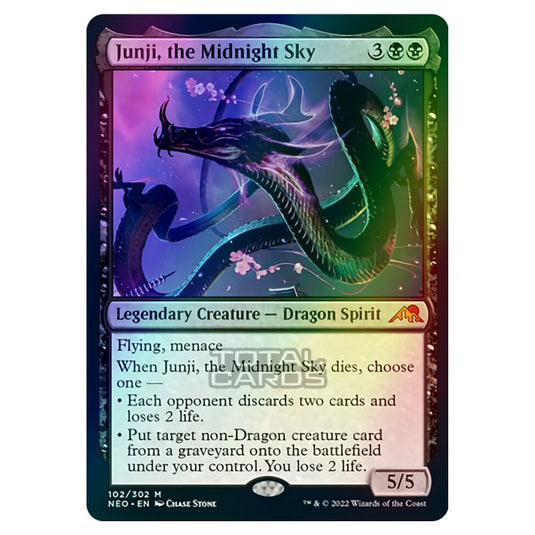 Magic The Gathering - Kamigawa - Neon Dynasty - Junji, the Midnight Sky - 102/302 (Foil)